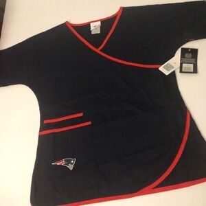 Patriots NFL Team Apparel Scrub Dudz Boston Football Scrubs Size XS